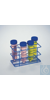 SP Bel-Art Poxygrid Centrifuge Tube Rack; For 50ml Tubes, 8 Places, Blue SP...