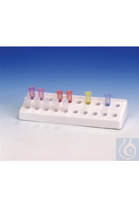 Bel-Art Microcentrifugeerbuisrek; voor buizen van 1,5 ml, 20 plaatsen Bel-Art...