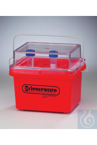 Bel-Art Cryo-Safe Junior Cooler, 0ºC, For 15ml Tubes, 12 Places, Plastic,...
