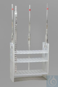 SP Bel-Art Pipette Support Rack; 16mm, 50 Places,8? x 4½ x 8¾ in.,...