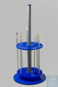 Bel-Art Rotary Pipette Stand; 94 Places, Polypropylene Bel-Art Rotary Pipette...