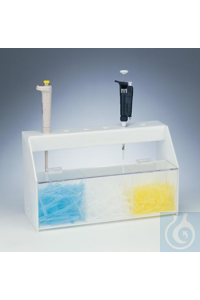 SP Bel-Art Pipettor and Tip Storage Station; 9½ x16½ x 6½ in. SP Bel-Art...