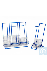 SP Bel-Art Poxygrid 100mm Petri Dish DispensingRack; 5¾ x 12¾ x 11 in., 33...