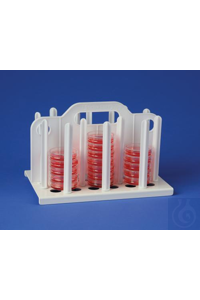 SP Bel-Art ProCulture 60mm Petri Dish Rack; 10½ x6¾ x 6¾ in., 54 Places,...