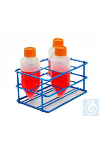 Bel-Art Poxygrid Centrifugeerbuisrek; voor buisjes van 250 ml, 6 plaatsen...