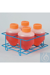 Bel-Art Poxygrid Centrifugeerbuisrek; voor buizen van 500 ml, 4 plaatsen...