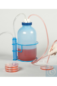 SP Bel-Art Vacuum Aspirator Bottle; 0.5 Gal,Plastic SP Bel-Art Vacuum...