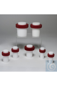 Bel-Art Safe-Lab Hollow Teflon PTFE Stoppers for 24/40 Tapered Joints (Pack...