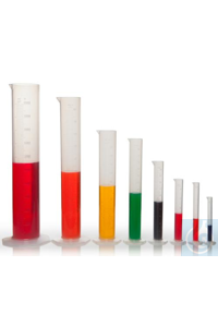 SP Bel-Art Single Scale 10ml PolypropyleneGraduated Cylinder; 0.1ml Graduation