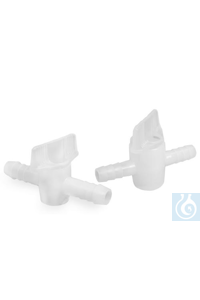 SP Bel-Art 2-Piece Stopcock for ? in. Tubing;Polyethylene SP Bel-Art 2-Piece...