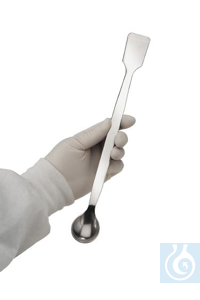 SP Bel-Art Stainless Steel Lab Spoon / Spatula;5ml 30.5cm Length SP Bel-Art...