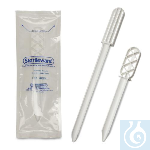 SP Bel-Art Sampling Spatula; V Shaped, 9 in.,No...