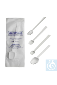 Bel-Art Sterileware Long Handle Sterile Sampling Spoon; 1.23ml (¼tsp),...