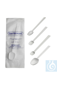 Bel-Art Sterileware Lange Steel Steriele Bemonsteringslepel; 1.23ml (¼tsp),...