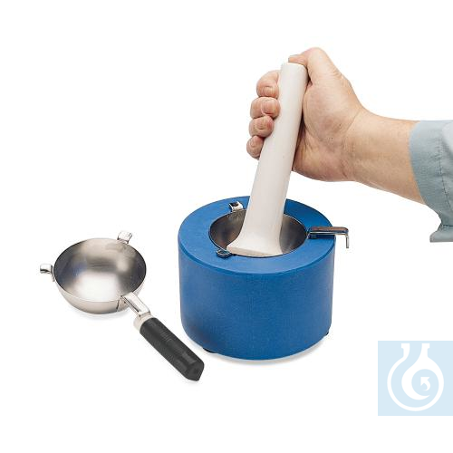 SP Bel-Art Liquid Nitrogen Cooled Mortar;Stainl...