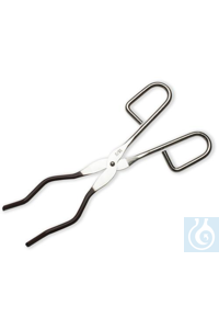 SP Bel-Art Stainless Steel Tongs; 9 in., TeflonFEP