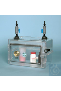 SP Bel-Art Secador Polystyrene Mini Gas-PurgeDesiccator Cabinet; 0.3 cu. ft....