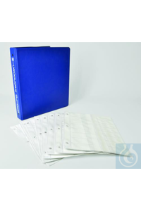 Bel-Art View-Pack Microscoop Slide Holder Ring Binder; 10 Pagina's 8½ x 10½...