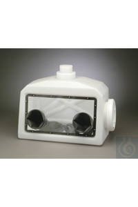 SP Bel-Art Portable Glove Box System with Glovesand Clamping Rings; 27 x 13 x...