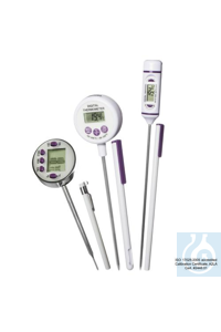 SP Bel-Art, H-B DURAC Calibrated ElectronicStainless Steel Stem Thermometer,...