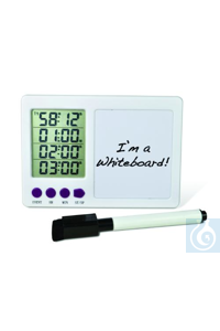 SP Bel-Art, H-B DURAC 4-Channel Electronic Timerwith White Board and...