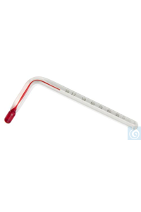 SP Bel-Art, H-B DURAC Liquid-In-Glass AngledLaboratory Thermometer; 25 to...