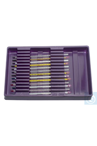 SP Bel-Art, H-B Angled Liquid-in-GlassThermometer Storage Tray; 14 Slots...