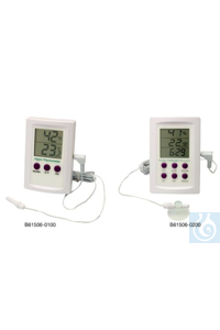 H-B DURAC elektronische thermometer-hygrometer met twee zones; bereik 0/50C...