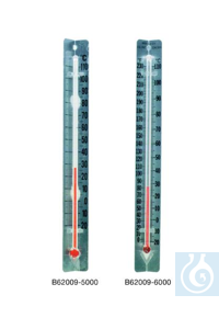 H-B DURAC V-Back vloeistof-in-glas thermometer; -10 tot 110C (0 tot 230F),...