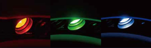 Green light excitation 530nm, detection 585nm/20F