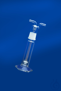 Gaswaschflasche, 100 ml, Por. 0, NS 34/35 Gaswaschflasche 100 ml, Borosilikat 3.3. Mit...