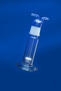 Gaswaschflasche, 250 ml, Por. 0, NS 45/40 Gaswaschflasche 250 ml, Borosilikat 3.3. Mit...