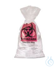ratiolab®Entsorgungsbeutel, autoklavierbar, PP, BIOHAZARD, Indikatorfeld, 600x800x0,05mm, PK=500...