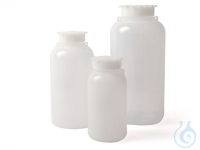 Weithalsflasche LDPE, graduiert, 100 ml, Lebensmittelgeeignet