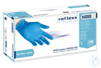 Nitrilhandschuhe blau N80, puderfrei, Grösse S, 100 Stk./Pk Puderfreie Nitrilhandschuhe...