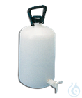 ASPIRATOR BOTTLE 10 l WITH HOLE AND 3/4" STOPCOCK