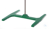 Stand with base plate H-shape incl. rod, 18/10 steel Stand with base plate H-shape incl. rod...