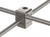 Doppelmuffen viereckig, Laboral, d=12-13x12-13mm, mit Innensechskantschraube, Winkel 90°....