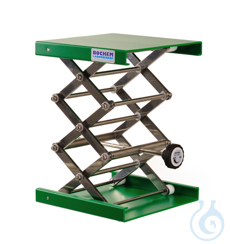 Hebebuehne Alu gruen MAXI, 200x200mm, Stellrad,...