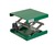Hebebühne Alu grün, 300x300mm, Stellrad, Hub 100-470mm Hebebühne aus Aluminium, EPOXI...