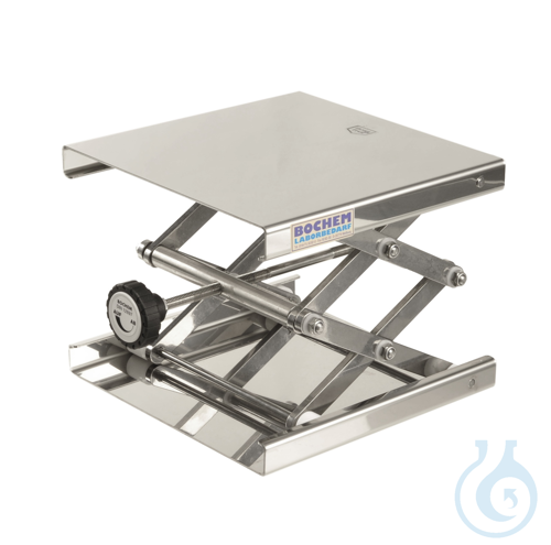 Hebebuehne 18/10 Stahl, 240x240mm, Stellrad, Hu...