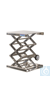 Hebebühne 18/10 Stahl MAXI, 160x130mm, Stellrad,Hub 75-400mm Hebebühne aus 18/10 Stahl MAXI (30%...