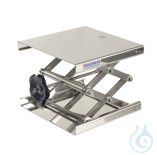 Hebebuehne 18/10 Stahl, 400x400mm, Stellrad, Hu...