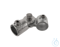 Tube connector joints, cast iron, d=26,9mm, 1 x F50, 1 x M50, 1 x 98. Connects 26,9 mm tubes.