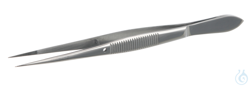 Pinzette, rostfreier Stahl, spitz, L=130mm
