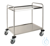 Laboratory cart, 18/10 Steel, 2 plates Laboratory cart, 18/10 Steel, LxWxH=900x600x940mm, 2...