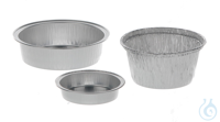 Alu schaaltjes, rond, 125 ml Aluminium schalen, rond, 125 ml, (verpakking = 100 stuks), gewicht...