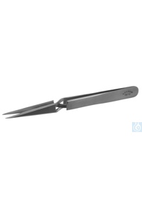 Precision forceps 18/10 steel extra, sharp, L=120mm Precision forceps 18/10 steel extra sharp,...