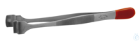 Forceps 18/10 steel for filter paper, L=125mm, points W=12mm