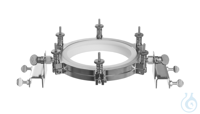 KF Support pour brides sphériques DN,, 100, avec 2 barres de fixation pour tube KF Support pour...